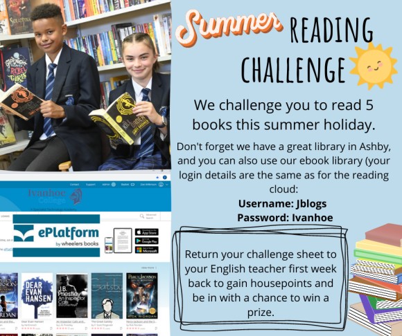 Summer Reading Challenge | Ivanhoe School
