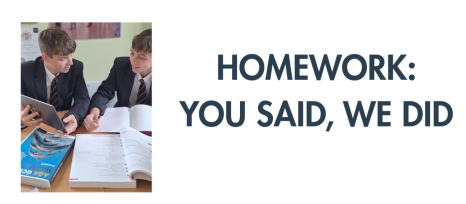 Homework: You said, we did